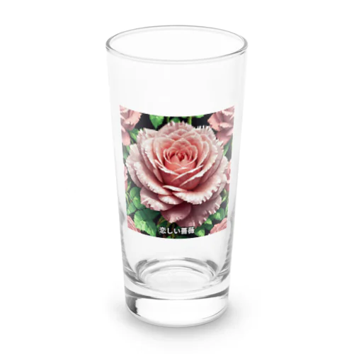 一輪のバラ Long Sized Water Glass