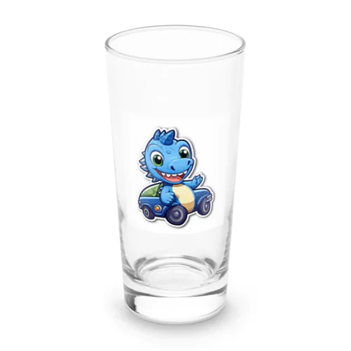 恐竜パトカー Long Sized Water Glass