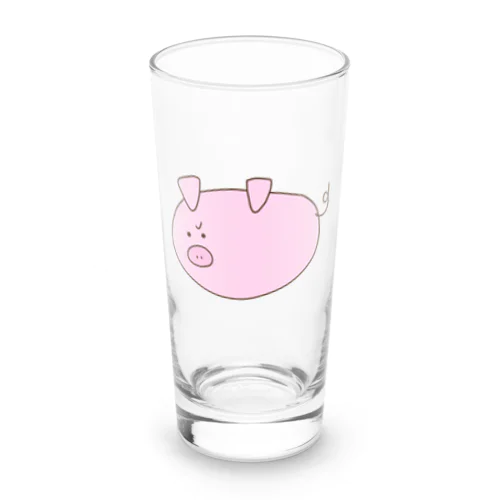 あたち、怒ってます　byぶた Long Sized Water Glass