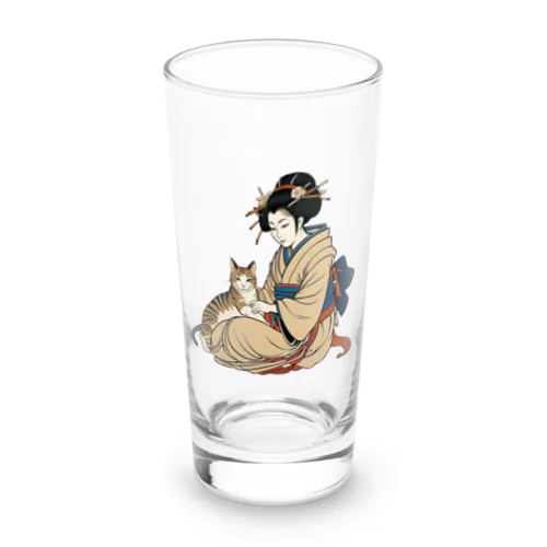 いつの時代も猫が好き Long Sized Water Glass