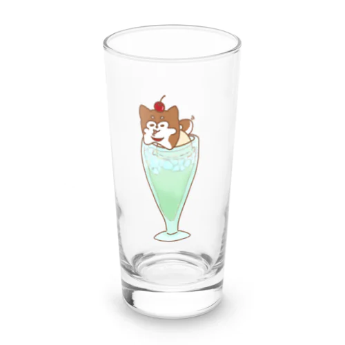 柴犬クリームソーダ味 Long Sized Water Glass