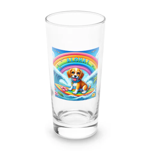 アロハワンコ Long Sized Water Glass