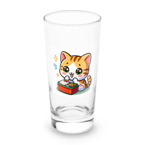 子猫のお弁当タイム Long Sized Water Glass