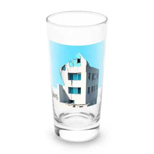 廃墟とスカイブルー Long Sized Water Glass