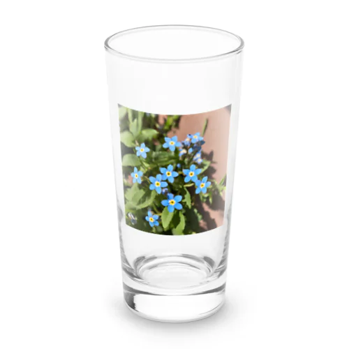 ワスレナグサ　4月５日の誕生花 Long Sized Water Glass