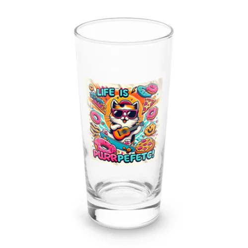 スナフキ猫くん Long Sized Water Glass