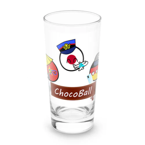 Choco Ball Family  Long Sized Water Glass