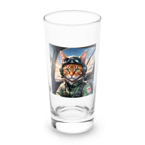 パイロット猫 Long Sized Water Glass