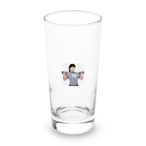 筋トレ女子 Long Sized Water Glass