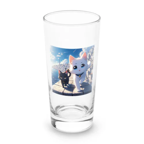 お散歩猫シリーズ Long Sized Water Glass