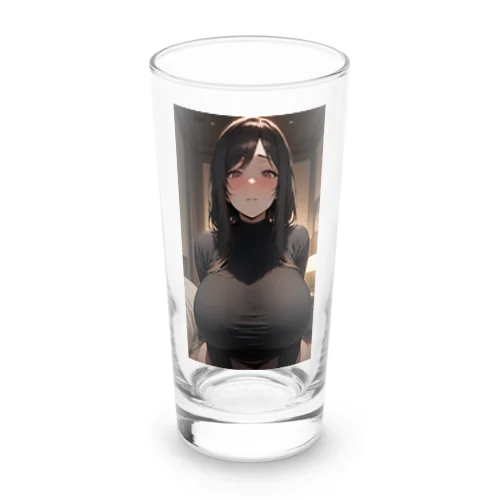 見ててくれる巨乳のお姉さん① Long Sized Water Glass