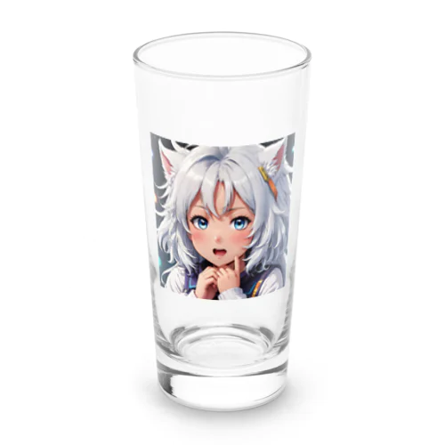 もふもふの美少女甘える Long Sized Water Glass