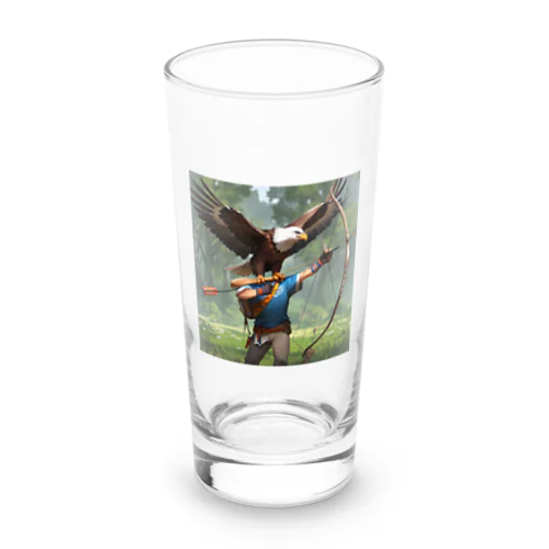 イーグルとアーチェリー.. png Long Sized Water Glass