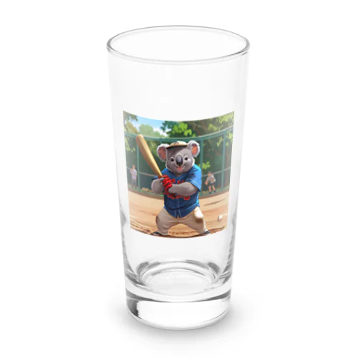 コアラップンで野球をしよう Long Sized Water Glass