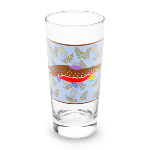 アカハラマス×花束×草束 Long Sized Water Glass