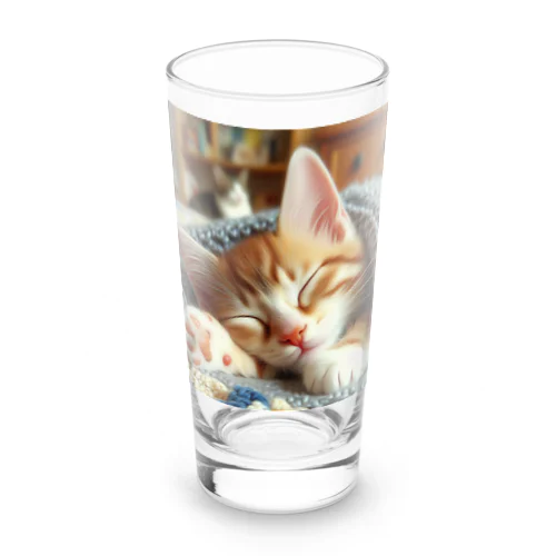 お昼寝にゃんこNo.5 Long Sized Water Glass