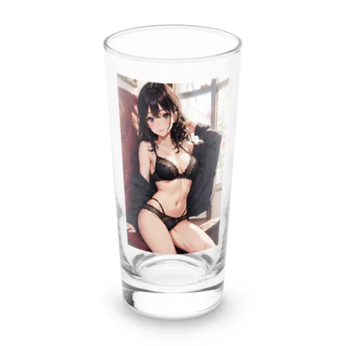 黒髪美女 Long Sized Water Glass