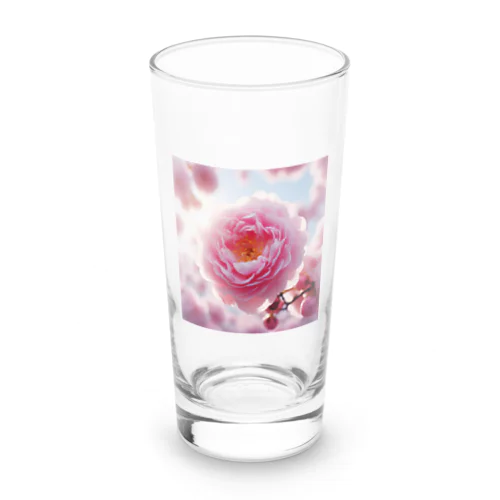 4月11日の誕生花　八重桜(牡丹桜) Long Sized Water Glass