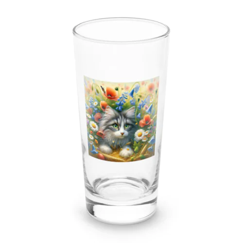 猫ちゃん Long Sized Water Glass