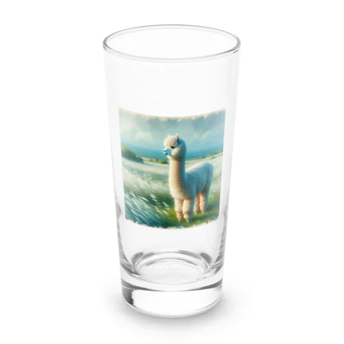 絶好のピクニック日和であるパカ！ Long Sized Water Glass