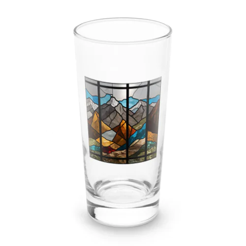 南米アンデス山脈のステンドグラス Long Sized Water Glass