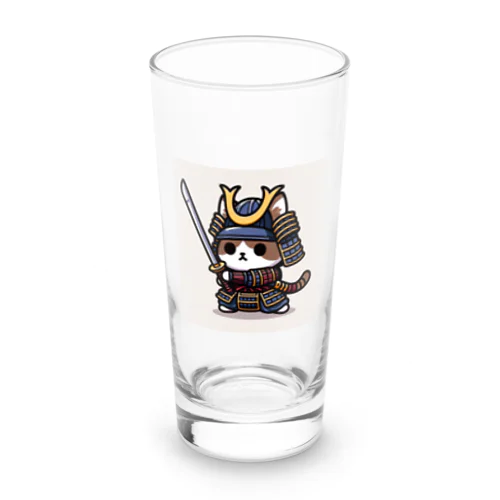 武士にゃんこ Long Sized Water Glass