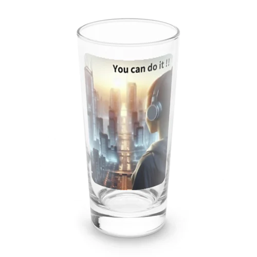 You can do it Long Sized Water Glass