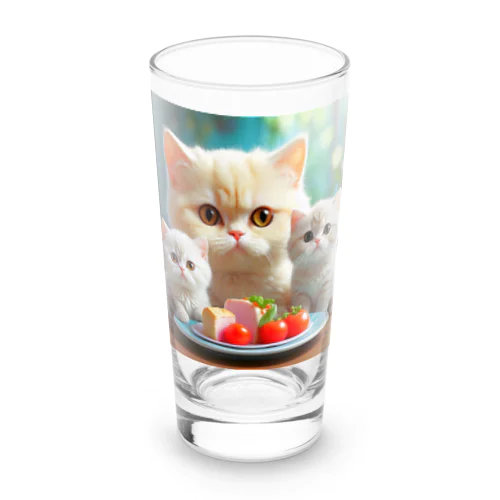 顔が大きいかわいい猫たち★癒し度120％ ★ Long Sized Water Glass