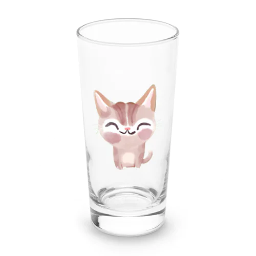 猫の癒し Long Sized Water Glass