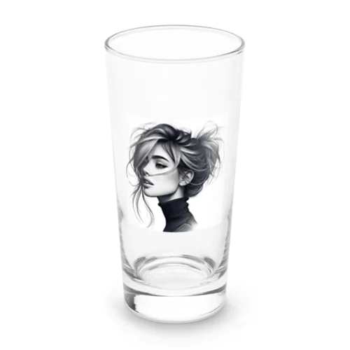 ✨Elegant Sketch✨ Long Sized Water Glass