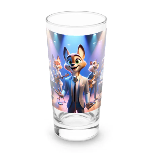 「グルーヴィー・フォックス・ジャズバンド」：アニマルズ・イン・スーツ Long Sized Water Glass