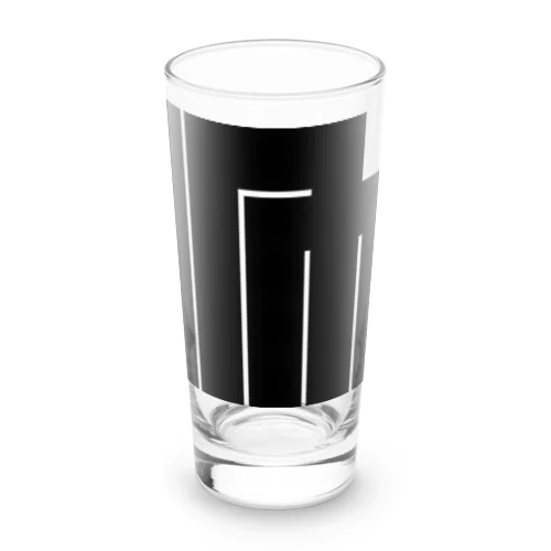 7G3A Symbol Black Long Sized Water Glass