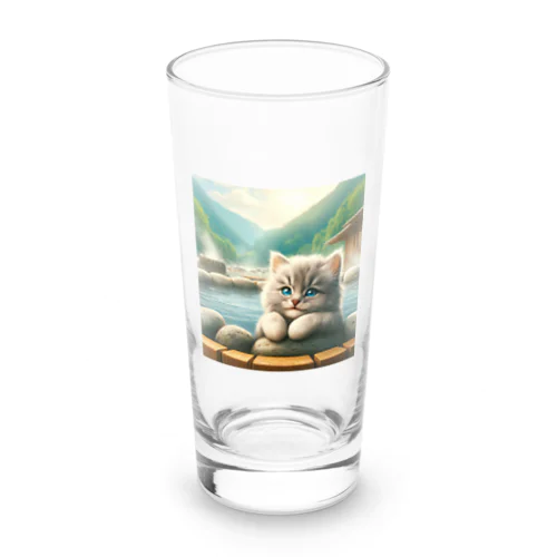 子猫の温泉旅行 Long Sized Water Glass