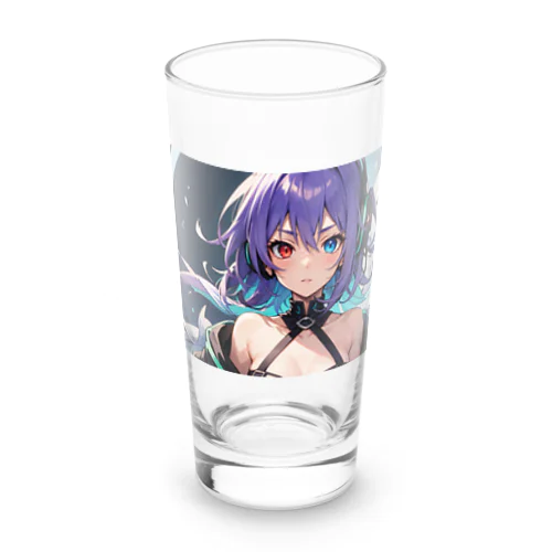 紫髪のオッドアイ美少女 Long Sized Water Glass