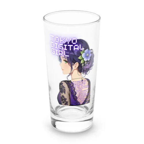 TOKYO DIGITAL GIRL 01 Long Sized Water Glass