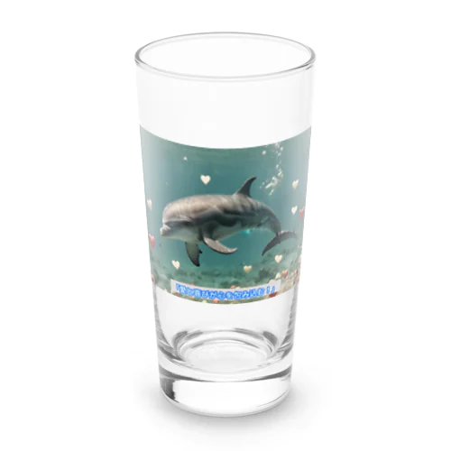 ハートフルドルフィン Long Sized Water Glass