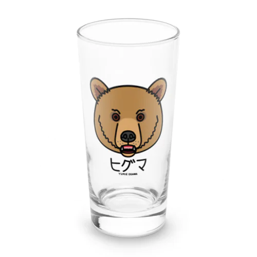 11ヒグマ（キャラ） Long Sized Water Glass