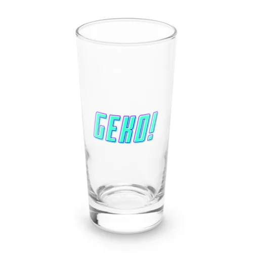 下戸同盟「GEKO！」ライトブルー Long Sized Water Glass