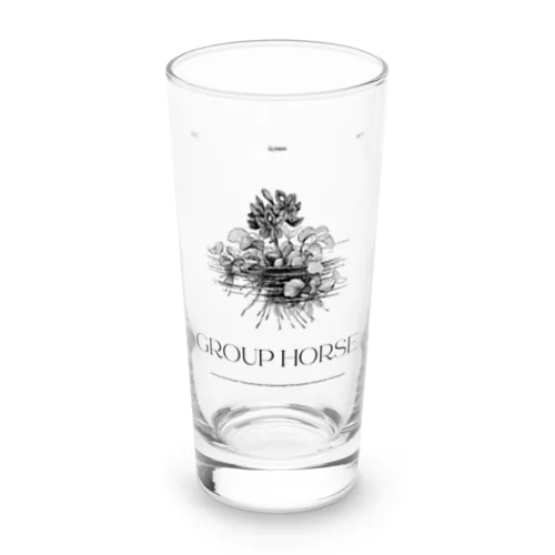 Group Horse　群馬 Long Sized Water Glass