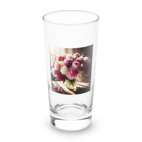 4月24日の誕生花　シャクヤク Long Sized Water Glass