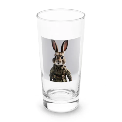 軍人ウサギ#9 Long Sized Water Glass