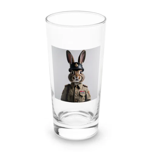 軍人ウサギ#6 Long Sized Water Glass