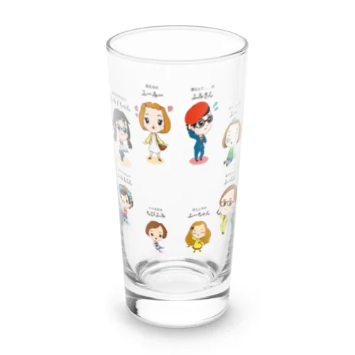 ふみ魂♾️【ふみたまエイト】 Long Sized Water Glass