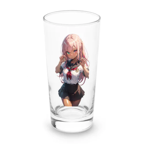 ガオーのポーズ Long Sized Water Glass