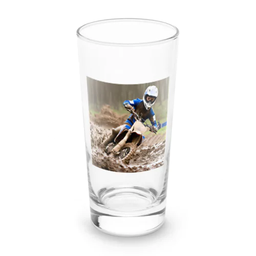 泥の中の疾風 - モトクロスチャレンジ Long Sized Water Glass