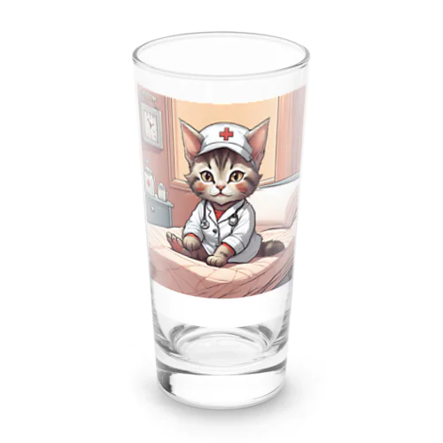 看護師気分の子猫1 Long Sized Water Glass