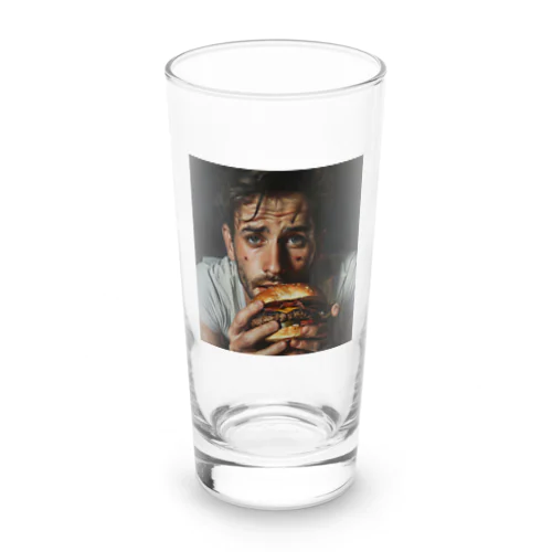 ハンバーガーと男　エンジェル717 2065 Long Sized Water Glass