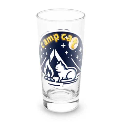 Camp cat Long Sized Water Glass