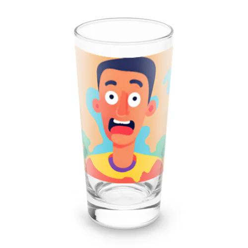 理知的な男 Long Sized Water Glass