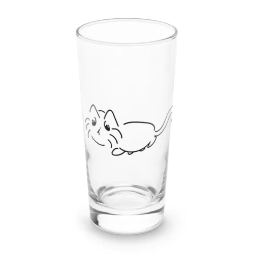 ねこ Long Sized Water Glass